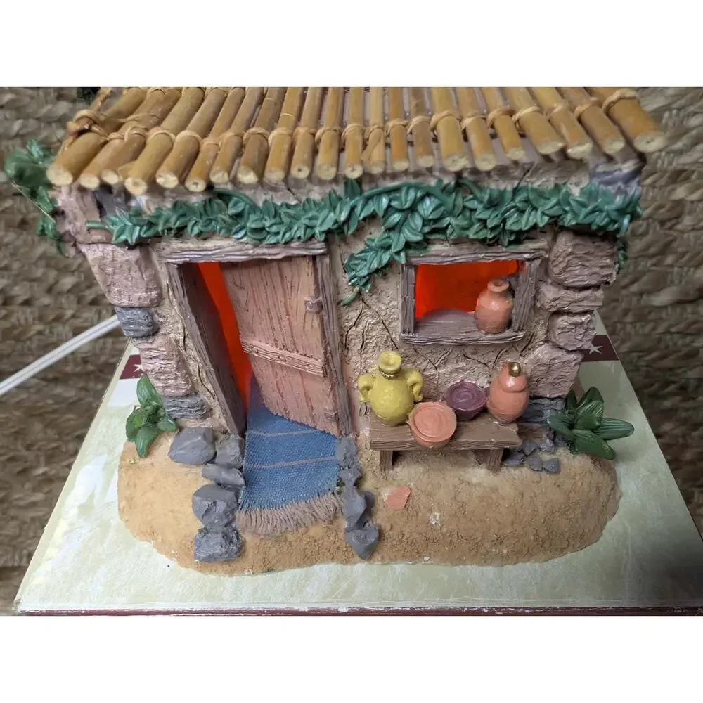 Vintage Porcelain Collectible Bethlehem Village LightUp Holiday Christmas Decor